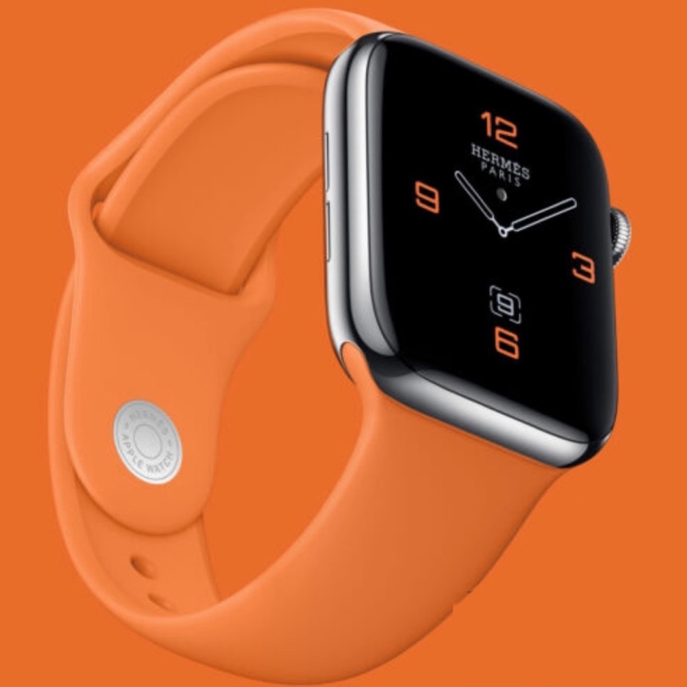 New Series 5 Hermes Apple Watch 40mm Orange Sport Band new in box